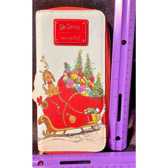 Womens Wallet Dr Seuss How the Grinch Stole Christmas UNIVERSAL STUDIOS - Picture 9 of 9